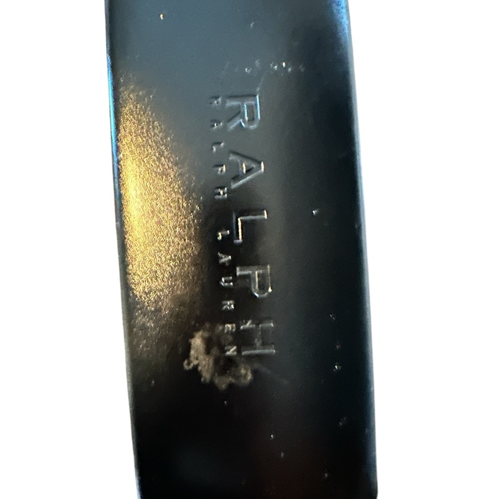 Ralph Lauren Classic Black Leather Belt